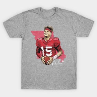 Patrick Mahomes Kansas City Map T-Shirt